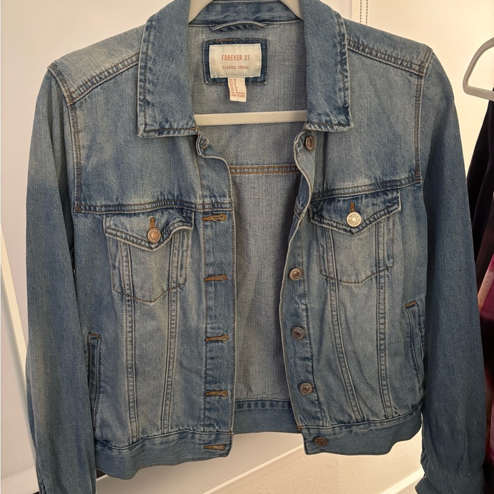 Forever 21 Jean jacket in size small